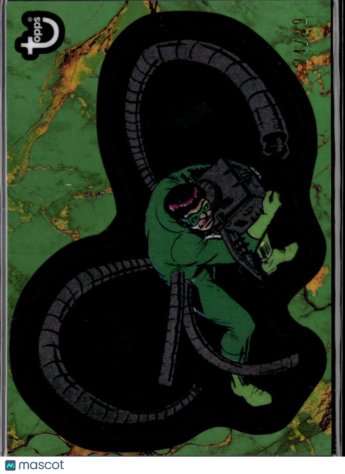Doctor Octapus 2025 Topps Marvel Comic Book Heroes Green Refractor 24/99 #5