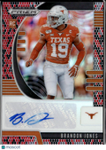 Brandon Jones 2020 Prizm Draft Picks Snakeskin Auto Autograph RC Texas Longhorns