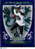 Saquon Barkley 2025 Rookies & Stars Crusade Blue 49/50 Philadelphia Eagles