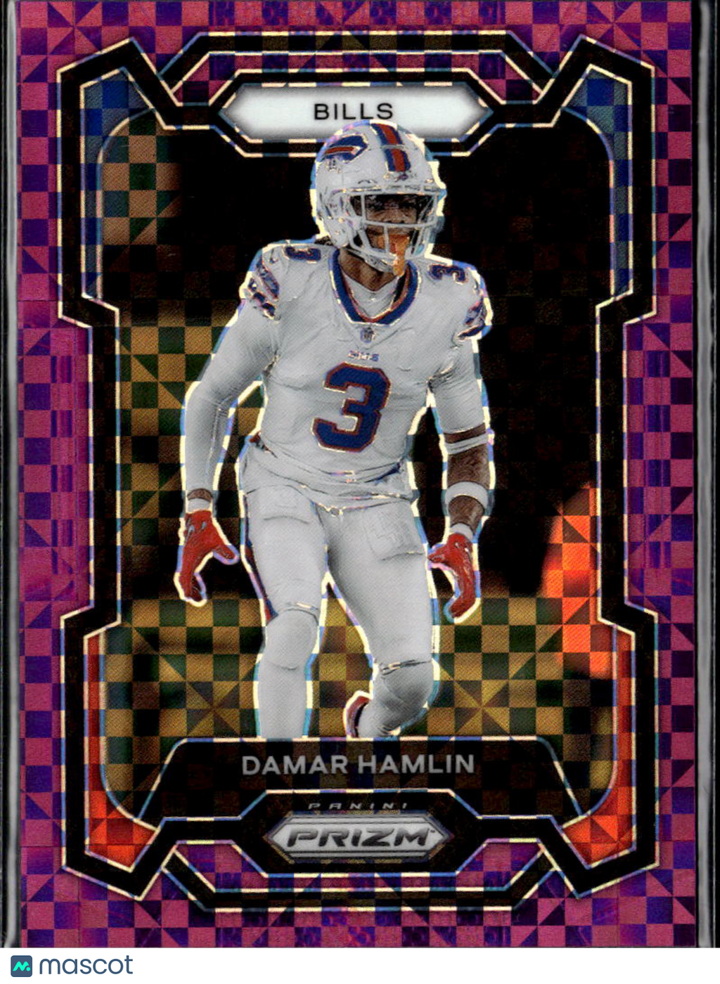 Damar Hamlin 2023 Prizm Purple Power Prizm 2/49 Buffalo Bills