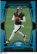 Kyle McCord 2025 Certified Mirror Teal Rookie RC 37/75 Philadelphia Eagles