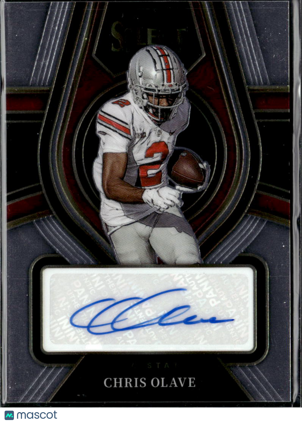Chris Olave 2022 Select Draft Auto Autograph RC Rookie Ohio State Buckeyes