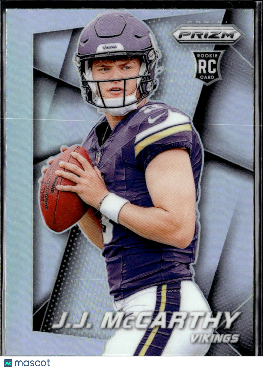 J.J. McCarthy 2024 Prizm Silver Prizm Rookie RC Minnesota Vikings