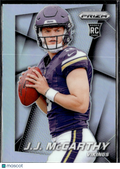 J.J. McCarthy 2024 Prizm Silver Prizm Rookie RC Minnesota Vikings
