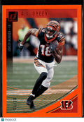 A.J. Green 2018 Donruss Jersey Number Orange 8/18 Cincinnati Bengals