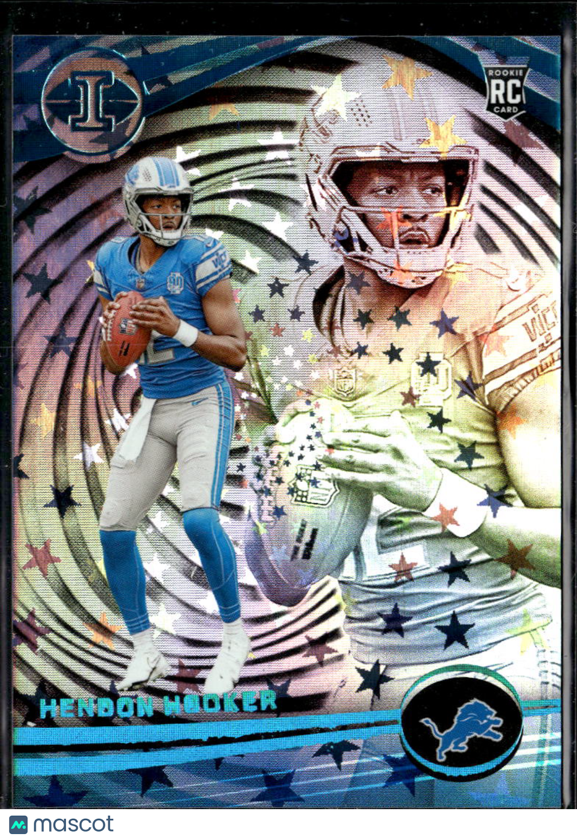 Hendon Hooker 2024 Illusions Starlight Rookie SSP RC Detroit Lions