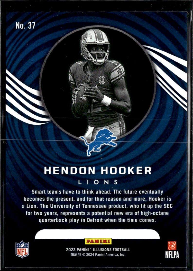 Hendon Hooker 2024 Illusions Starlight Rookie SSP RC Detroit Lions