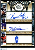 Keegan Croucher Malachi Zeigler Peter Bourque 2025 Leaf Trinity Auto Trios 1/8