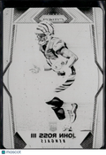John Ross III 2018 Plates & Patches Prizm Black Printing Plate RC 1/1 Bengals