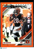 Joe Mixon 2019 Donruss Orange Jersey Number 16/28 Cincinnati Bengals