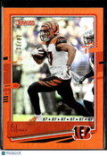 C.J. Uzomah 2020 Donruss Orange Jersey Number 31/87 Cincinnati Bengals