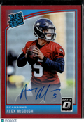 Alex McGough 2018 Optic Rated Rookie Auto Autograph RC Red 11/50 Seahawks