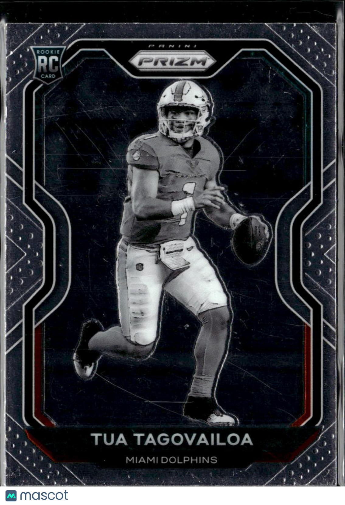 Tua Tagovailoa 2020 Prizm RC Black White Negative Rookie RC Miami Dolphins