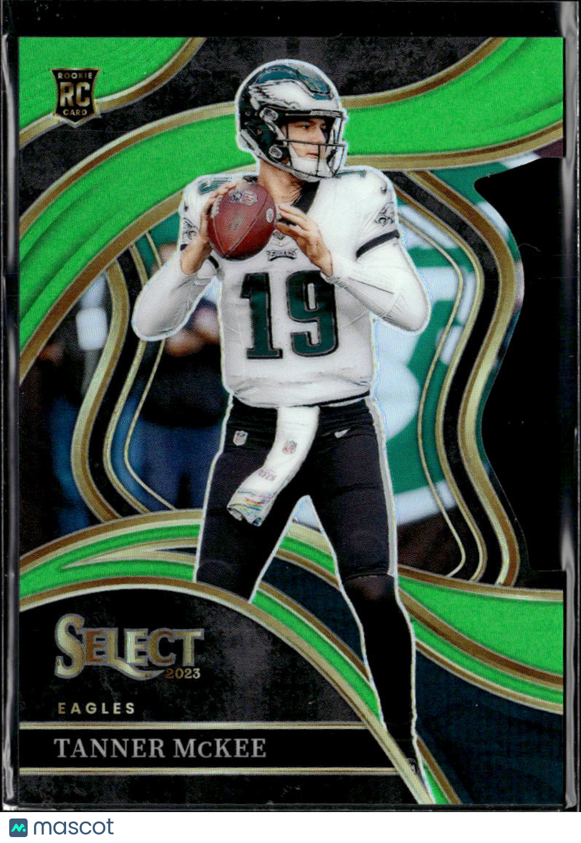 Tanner McKee 2024 Select Green Prizm Rookie RC 244/499 Philadelphia Eagles