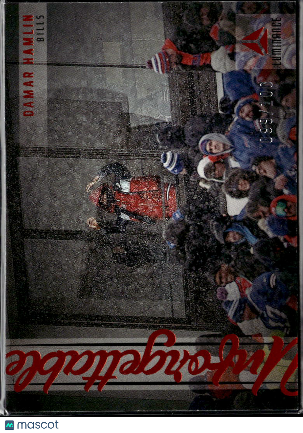 Damar Hamlin 2023 Luminance Unforgettable Orange 99/100 Buffalo Bills
