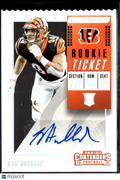 Sam Hubbard 2018 Contenders Ticket Stub Auto Autograph RC 54/94 Bengals