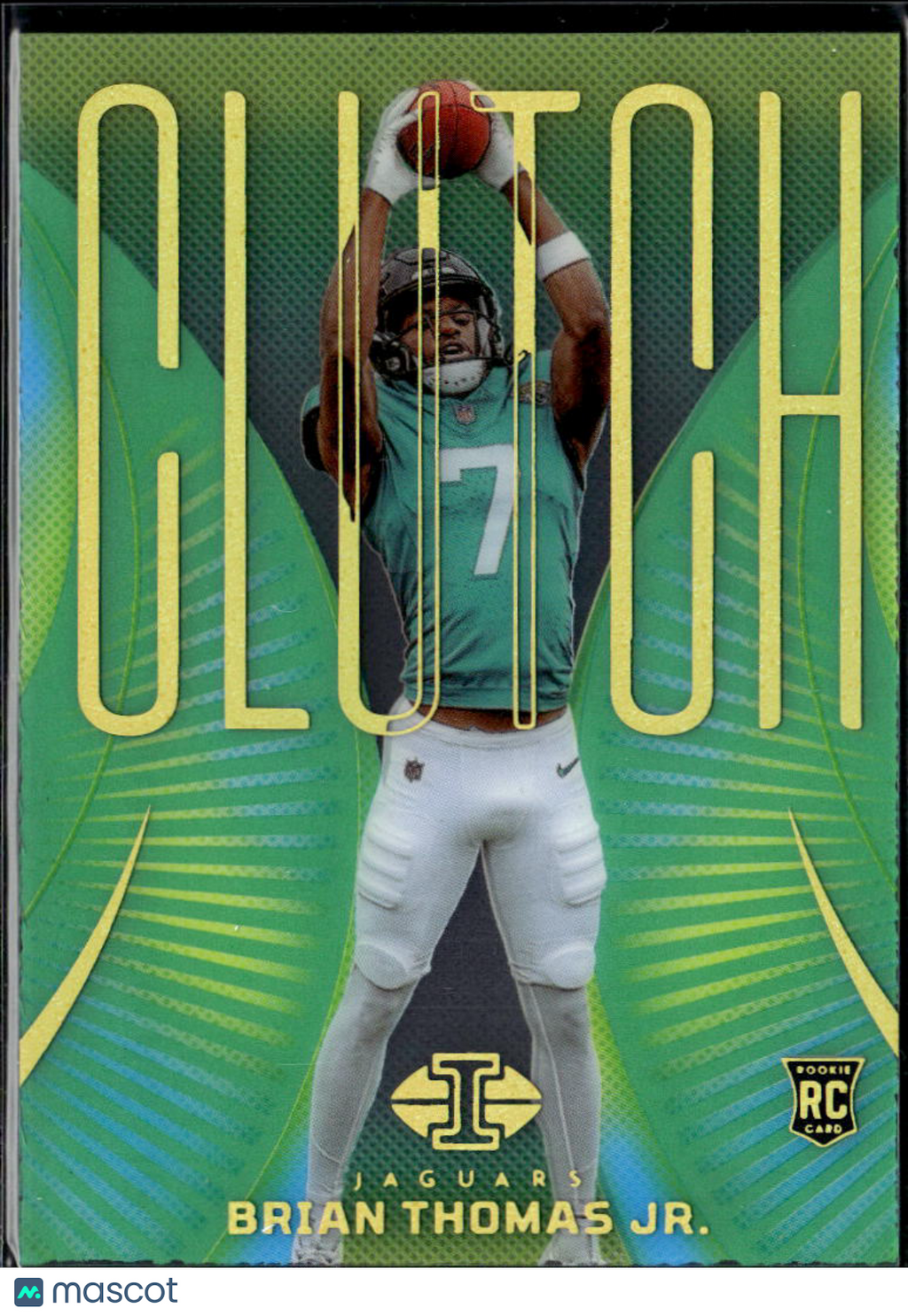 Brian Thomas Jr. 2024 Illusions Clutch Green RC 1/10 Jacksonville Jaguars