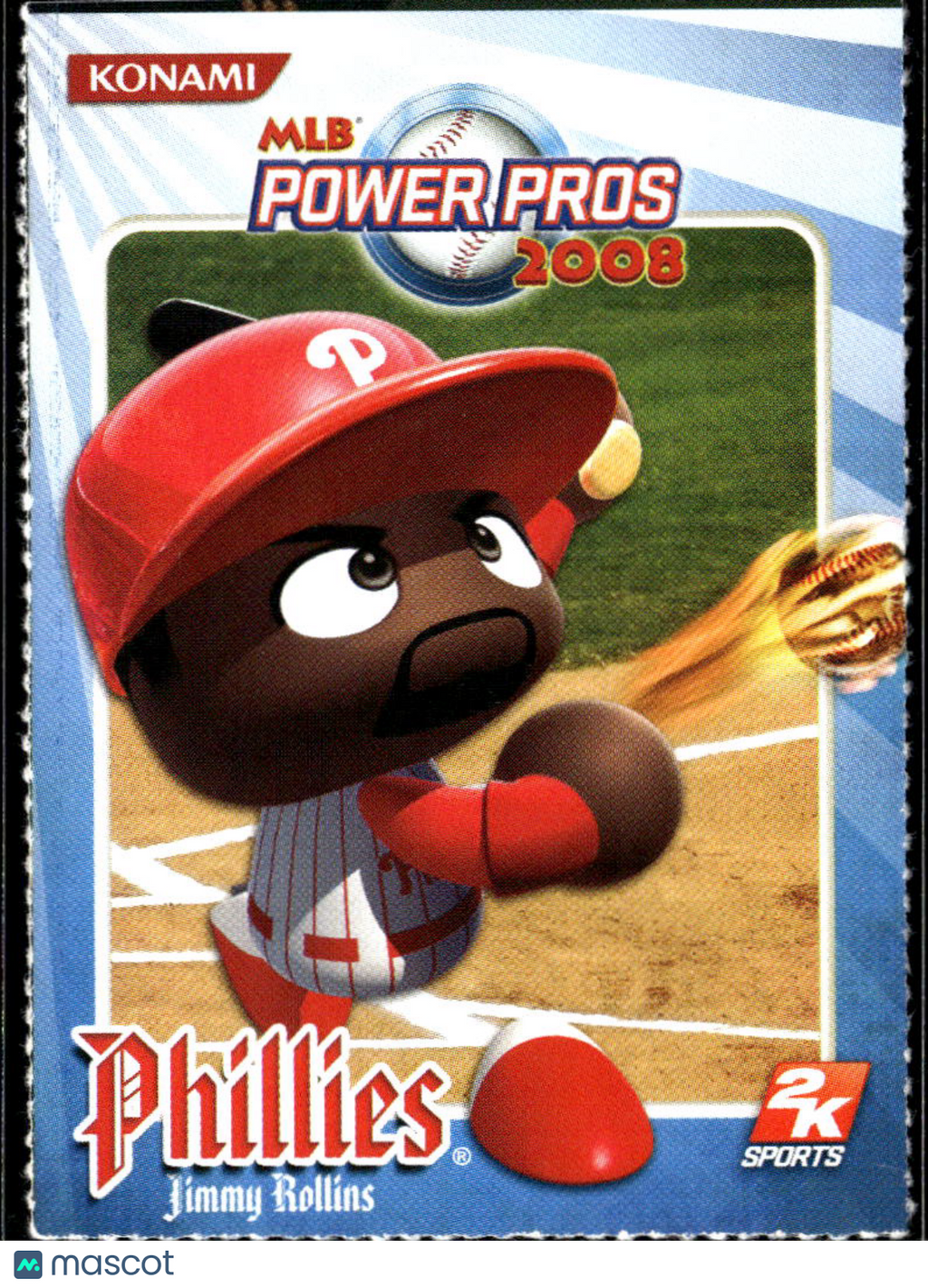 Jimmy Rollins 2008 Konami MLB Power Pros Philadelphia Phillies