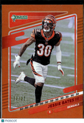 Jessie Bates III 2021 Donruss Orange Jersey Number 13/30 Cincinnati Bengals