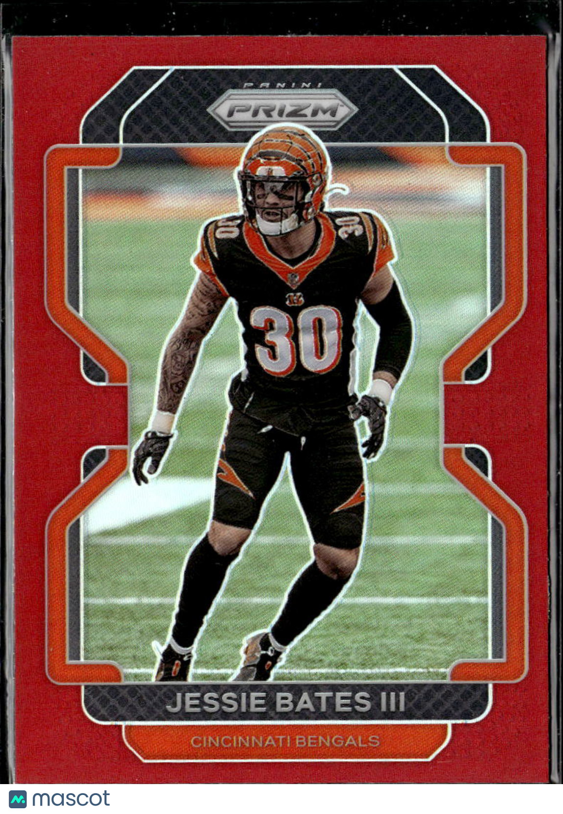 Jessie Bates III 2021 Prizm Retail Red Prizm SSP Cincinnati Bengals