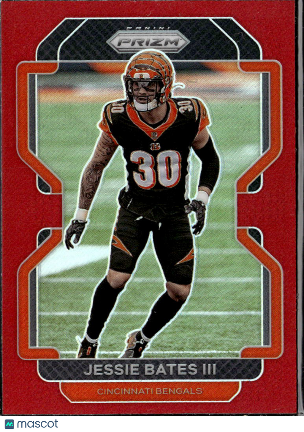 Jessie Bates III 2021 Prizm Retail Red Prizm SSP Cincinnati Bengals