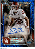 Peyton Bowen 2025 Bowman Chrome Auto Autograph RC Blue 74/150 Oklahoma Sooners