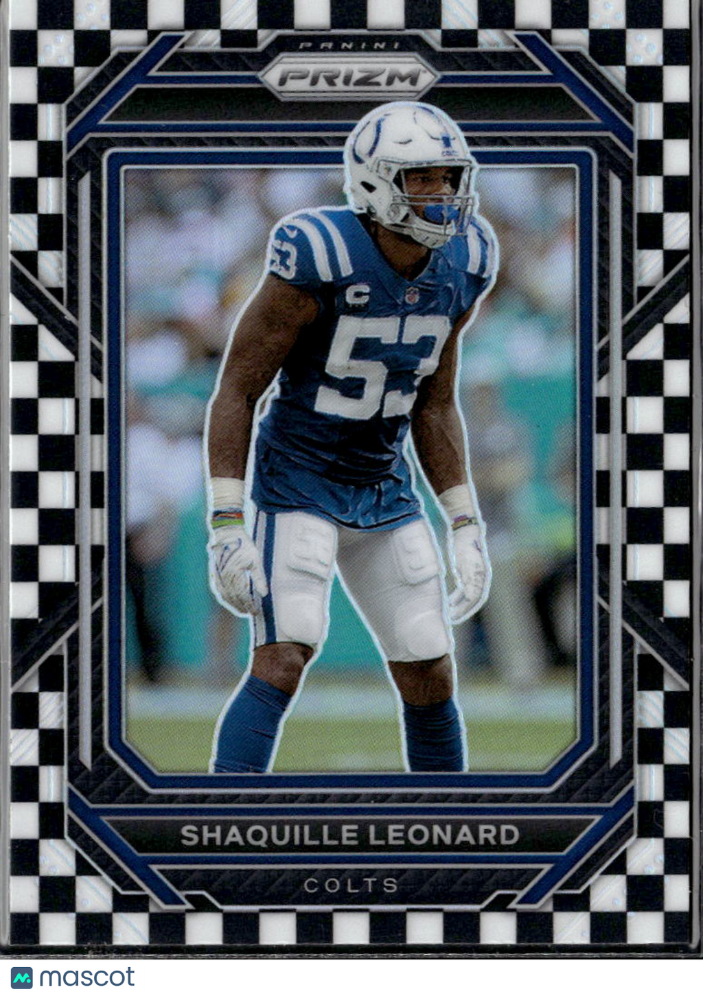 Shaquille Leonard 2023 Prizm Checkerboard SSP Indianapolis Colts