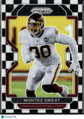 Montez Sweat 2021 Panini Prizm Checkerboard SSP Washington Football Team