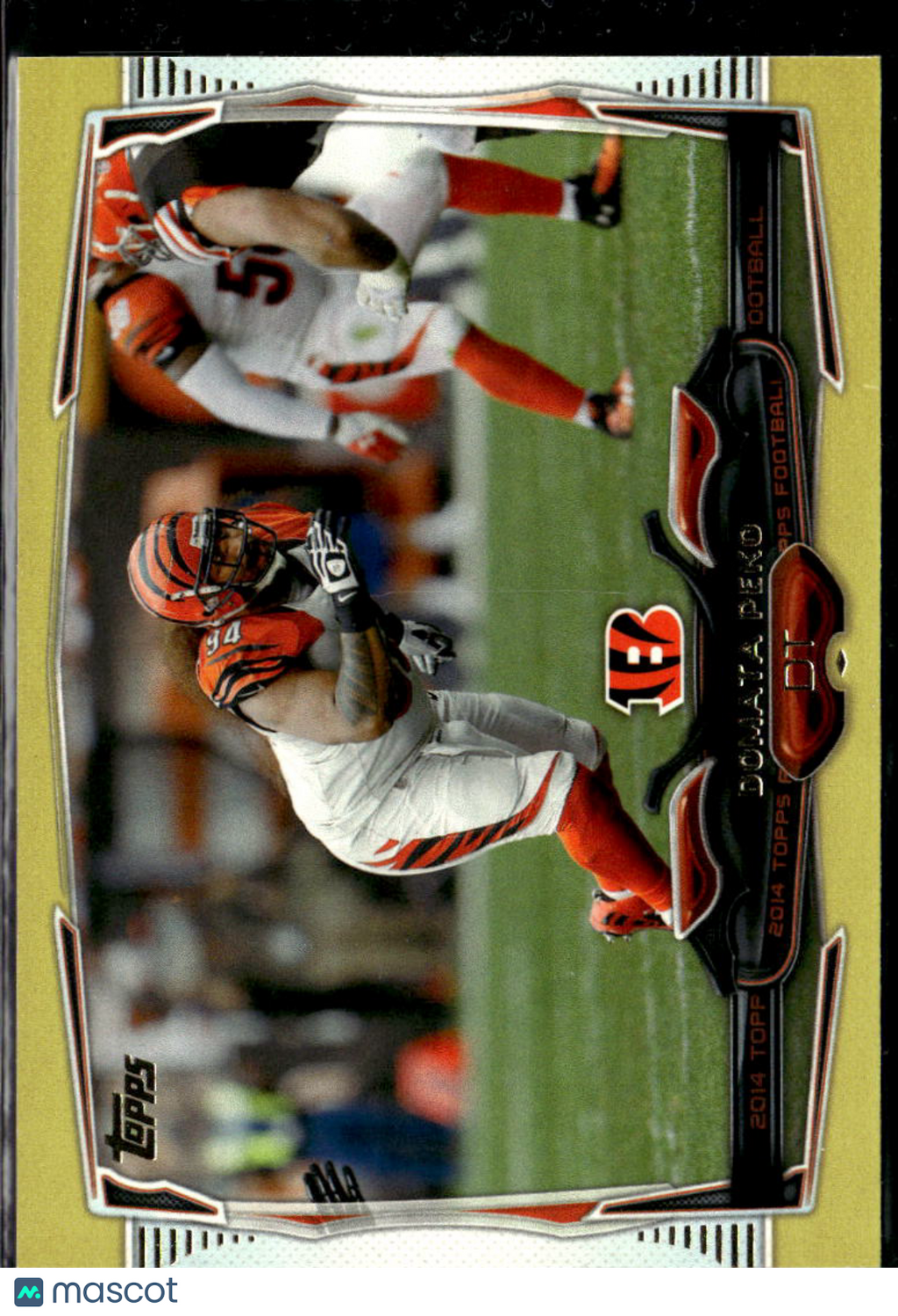 Domata Peko 2006 Topps GOLD Rookie RC 721/2014 Cincinnati Bengals
