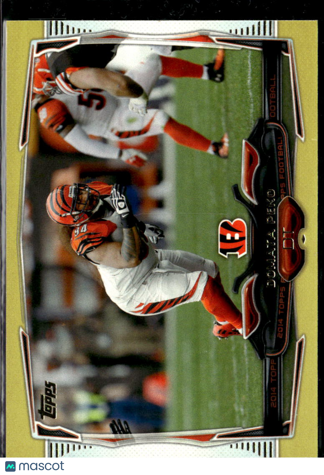 Domata Peko 2006 Topps GOLD Rookie RC 721/2014 Cincinnati Bengals