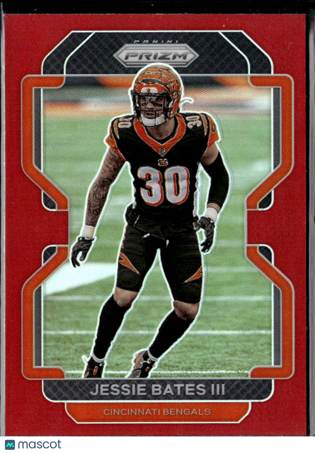 Jessie Bates III 2021 Prizm Retail Red Prizm SSP Cincinnati Bengals