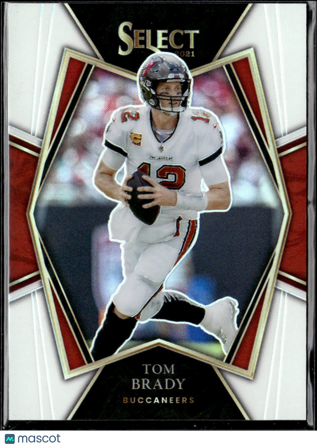 Tom Brady 2022 Select Premeir Level White Prizm 3/35 Tampa Bay Buccaneers