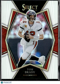 Tom Brady 2022 Select Premeir Level White Prizm 3/35 Tampa Bay Buccaneers