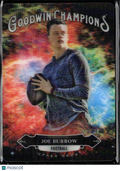 Joe Burrow 2020 Upper Deck Goodwin Champions Splash of Color Rookie RC LSU