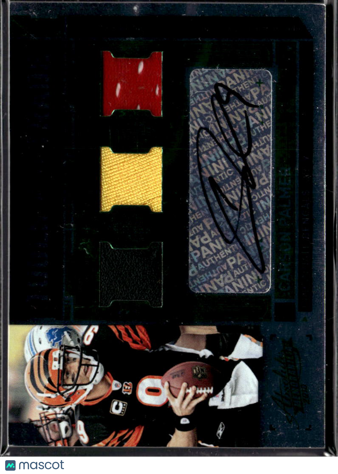 Carson Palmer 2010 Absolute Tools Auto Autograph Game Worn Patch 3/5 USC Bengals