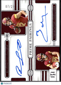 Ben Sinnott Luke McCaffrey 2024 National Treasures Auto Autograph /25 Commanders