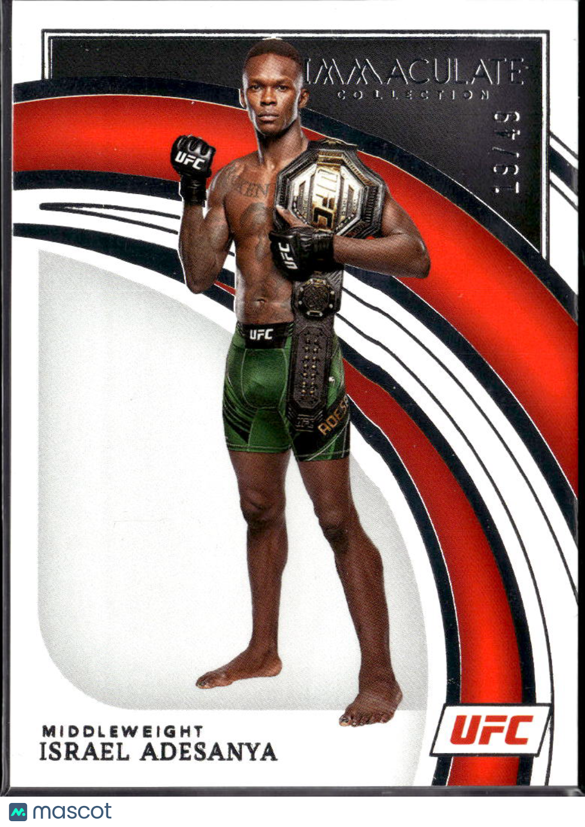 Israel Adesanya 2022 Immaculate Collection UFC 19/49 #30
