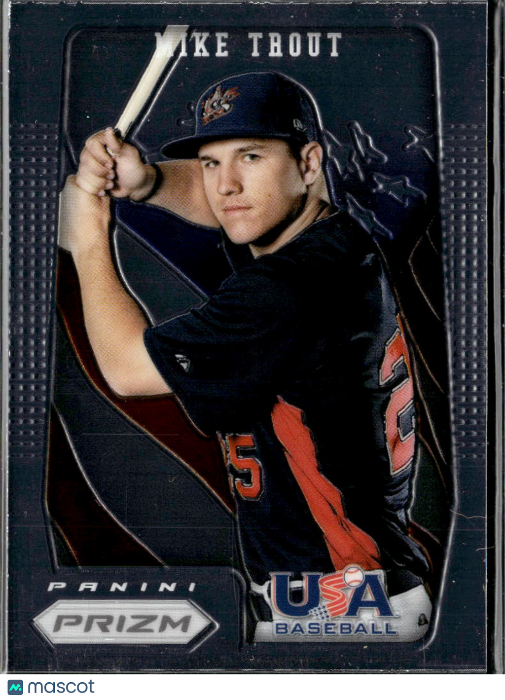 Mike Trout 2013 Panini Prizm USA Baseball Los Angeles Angels #USA1