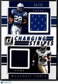 Marshall Faulk 2017 Donruss Changing Stripes Jersey Patch /99 Colts Rams
