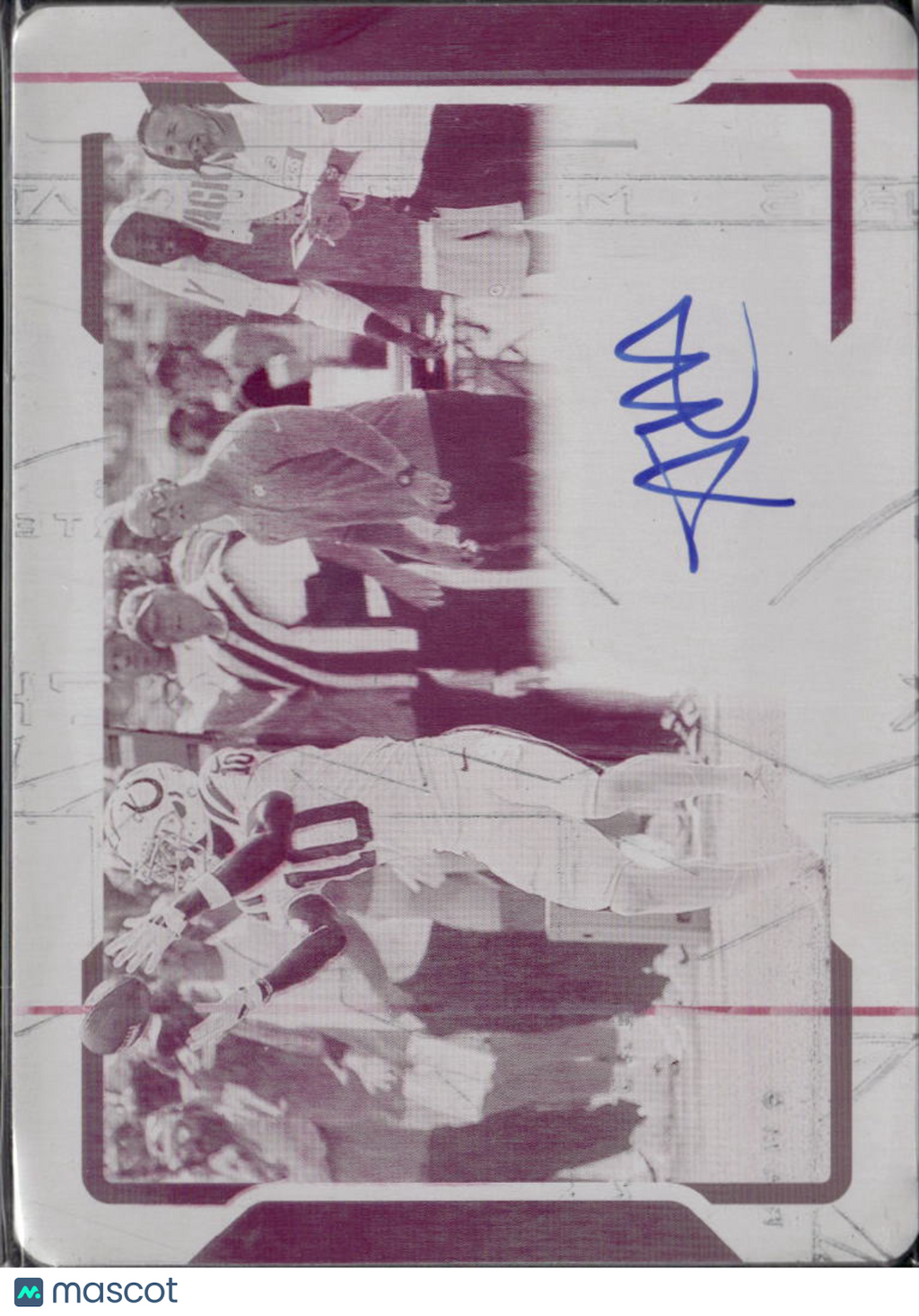 Adonai Mitchell 2025 National Treasures Printing Plate Auto Magenta 1/1 Colts