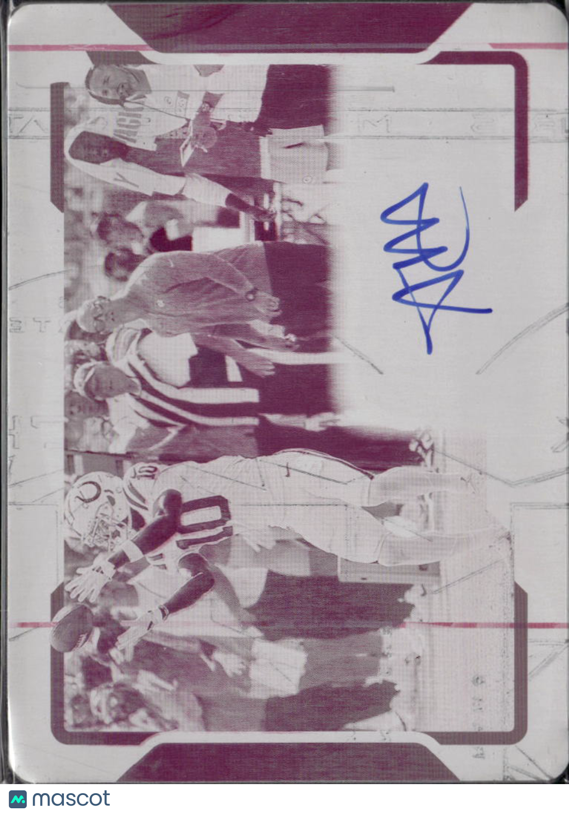 Adonai Mitchell 2025 National Treasures Printing Plate Auto Magenta 1/1 Colts