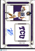 Jack Bech 2025 Panini National Treasures Collegiate RC Auto Gold /10 TCU