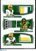 Tez Johnson Evan Stewart Dillon Gabriel 2025 National Treasures Patch /49 Oregon
