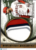Nolan Schanuel 2025 Topps Museum Collection Momentous Jumbo Patch Relic Angels