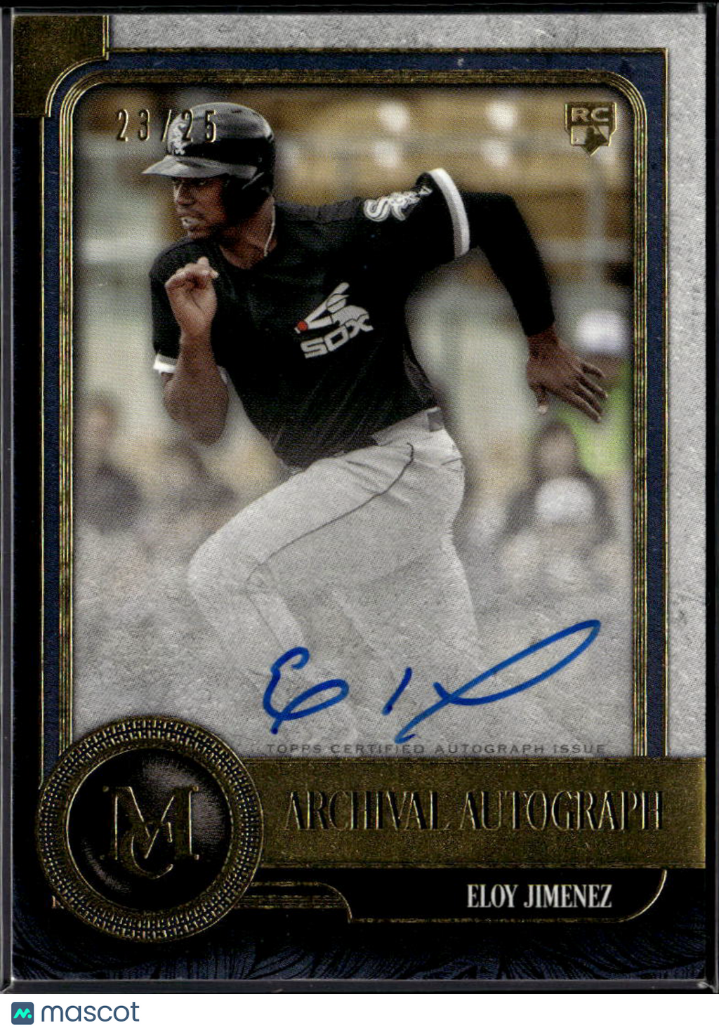 Eloy Jimenez 2019 Topps Museum Collection RC Auto /25 Chicago White Sox