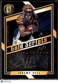 Jeremy Hill 2018 Gold Standard Gold Scripts Auto Black 1/1 New England Patriots