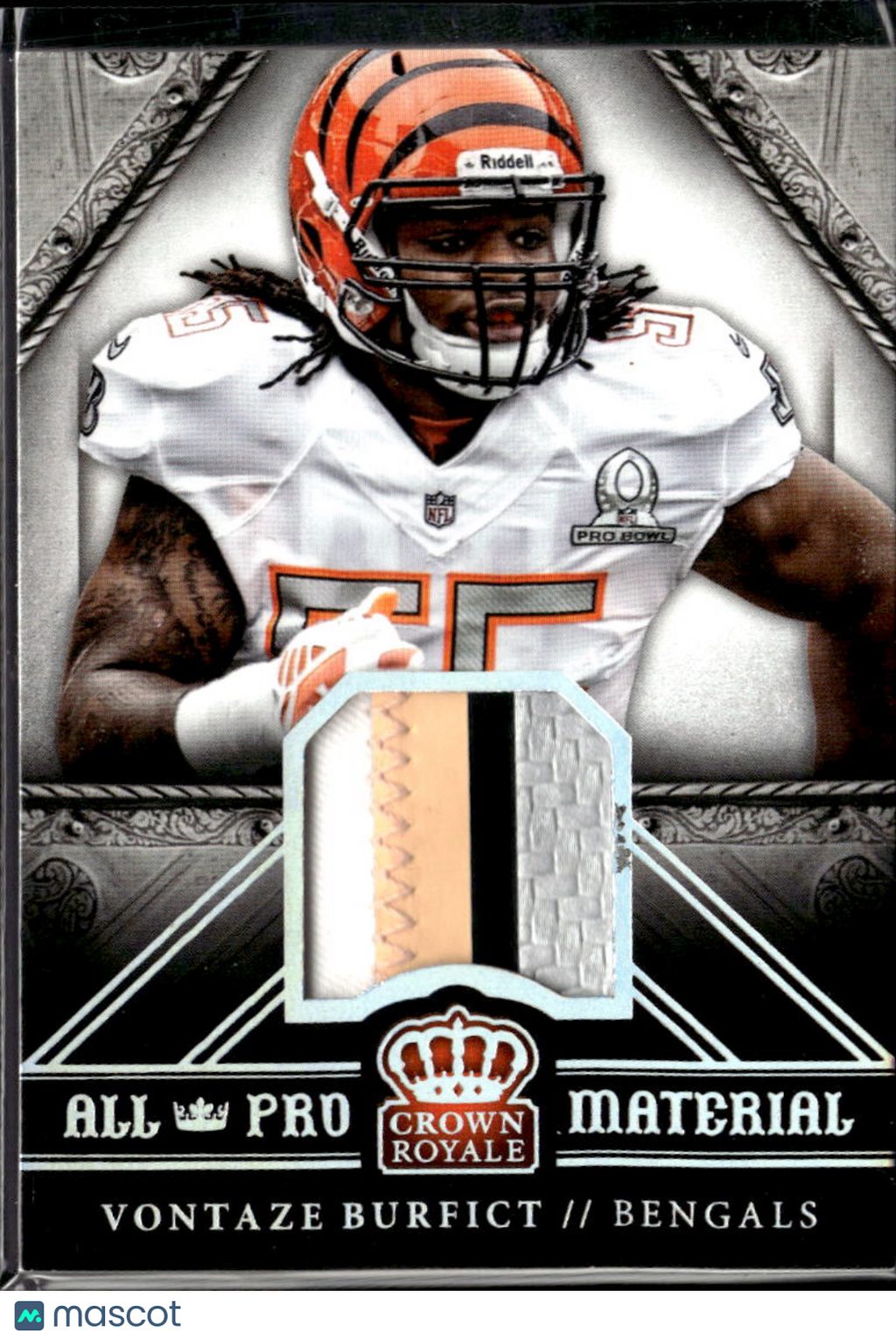 Vontaze Burfict 2014 Panini Crown Royale All Pro Material Patch /99 Bengals