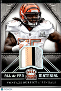 Vontaze Burfict 2014 Panini Crown Royale All Pro Material Patch /99 Bengals