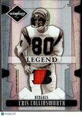 Cris Collinsworth 2008 Leaf Limited Game-Worn Patch /10 Cincinnati Bengals
