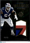 Richie Incognito 2018 Panini Majestic Unsung Warriors Patch /25 Buffalo Bills
